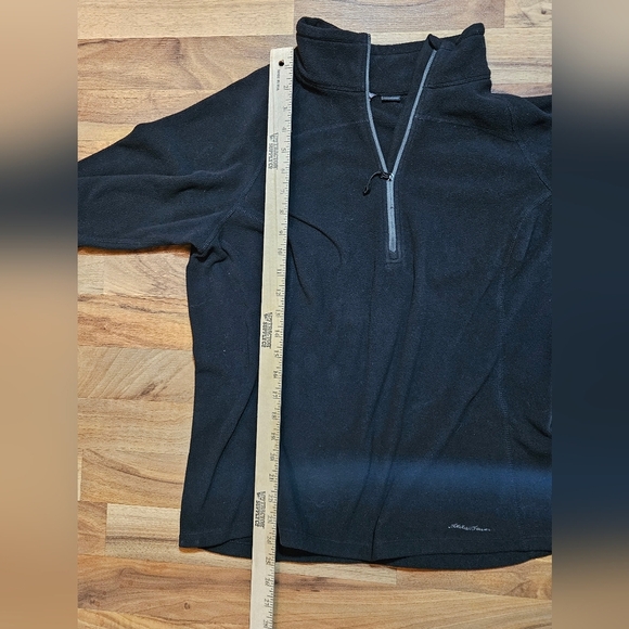 Eddie Bauer First Ascent Fleece Womens Large Black - Picture 3 of 8